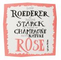 Label for Champagne Louis Roederer Brut Nature Rosé 2015