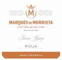 Label for Marqués de Murrieta Gran Reserva Limited Edition