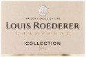 Label for Champagne Louis Roederer Collection 243