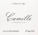 Label for Champagne Louis Roederer Camille Volibarts