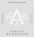 Label for Domaine Anderson Estate Pinot Noir