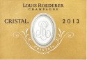 Label for Champagne Louis Roederer Cristal 2013