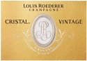 Label for Champagne Louis Roederer Cristal