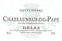 Label for Delas Frères Châteauneuf-du-Pape Haute Pierre