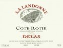 Label for Delas Frères Côte-Rôtie La Landonne