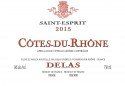 Label for Delas Frères Côtes-du-Rhône St. Esprit Rose