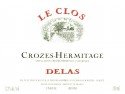 Label for Delas Frères Crozes Hermitage Le Clos