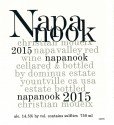 Label for Dominus Estate Napanook 2015