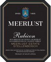 Label for Meerlust Estate Rubicon
