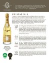 Sell Sheet for Champagne Louis Roederer Cristal 2012