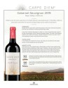 Sell Sheet for Carpe Diem Cabernet Sauvignon 2019