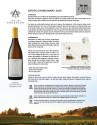 Sell Sheet for Domaine Anderson Estate Chardonnay 2020