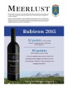 Sell Sheet for Meerlust Estate Rubicon 2015