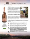 Sell Sheet for Roederer Estate L’Ermitage Rosé 2015