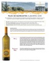 Sell Sheet for Pazo Barrantes Gran Vino Albariño 2018